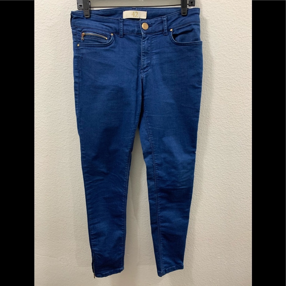 Zara basic dept blue jeans